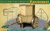 WWII German Mobile MG Bunker Panzernest #AMO72561
