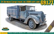  Ace Plastic Models  1/72 G917T 3t German Cargo truck (m.1939 soft cab) AMO72575