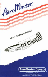  Aeromaster Products  1/48 Checkertail Clan (P-51) AES48091