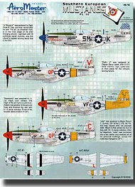  Aeromaster Products  1/48 Southern European Mustangs, Pt III AES48716