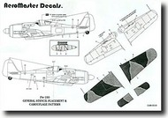  Aeromaster Products  1/48 Fw.190A/F Stencil Sheet AES148010