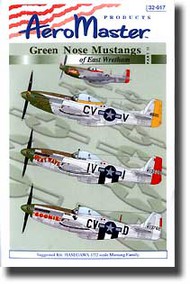  Aeromaster Products  1/32 Green Nose Mustangs Pt. II AES32017