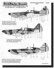  Aeromaster Products  1/48 Dewoitine D.520 Part 1 AES48094