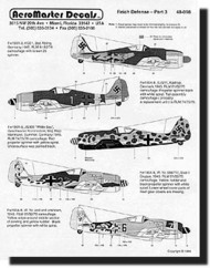  Aeromaster Products  1/48 Collection - Reich Defense (Fw.190) Pt.3 AES48098