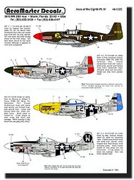  Aeromaster Products  1/48 Aces of the 8th (P-51) Pt.4 AES48132