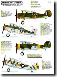  Aeromaster Products  1/48 Gloster Gladiator Collection AES48187