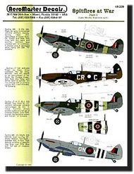  Aeromaster Products  1/48 Spitfires at War Pt.1 AES48209