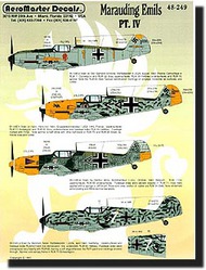  Aeromaster Products  1/48 Marauding Emils (Bf.109E) Pt.4 AES48249