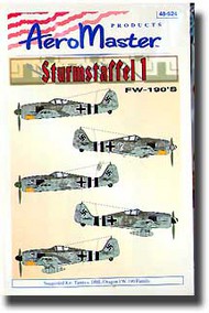  Aeromaster Products  1/48 COLLECTION-SALE: Sturmstaffel 1 Fw.190's AES48524