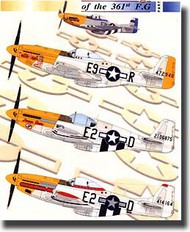  Aeromaster Products  1/48 Yellow Nose Mustangs of 361 FG AES48657