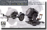  AFV Club  1/35 60cm Flakscheinwerfer (Flak-Sw36) with Sd.Ah.51n Trailer AFV35125