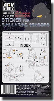  AFV Club  1/144 Sticker for Simulating Sensors* AFVAC14401