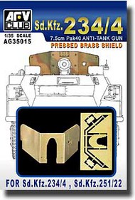  AFV Club  1/35 Brass Shield For Sd. Kfz. 234/4 AFVAG35015