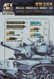  AFV Club  1/35 Brass M551/M60A2/MBT 70 152mm Tank Ammunition Set AFVAG35048