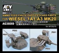 Ammo Feed Chute PE Parts for Wiesel 1A1/A3 Mk.20 #AFVAG35059