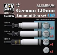 German 120mm Ammunition Set B #AFVAG35062