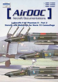  AirDoc  1/48 stencils for the McDonnell F-4F Phantom in Norm 72 camouflage ADS149002