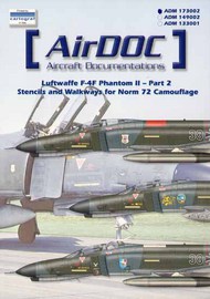  AirDoc  1/72 stencils for the McDonnell F-4F Phantom in Norm 72 camouflage ADS173002