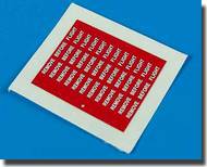  AeroBonus by Aires  1/48 Remove Before Flight Flags White Lettering (Decals) ABN480022