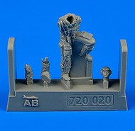  AeroBonus by Aires  1/72 WWII German Luftwaffe Bf.109 Late Version Pilot ABN720020