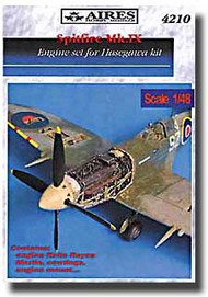  Aires  1/48 Spitfire Mk.IX Detail Engine Set AHM4210
