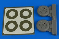 Aires  1/32 Spitfire Mk IX Wheels (Covered) & Paint Masks For TAM AHM2237