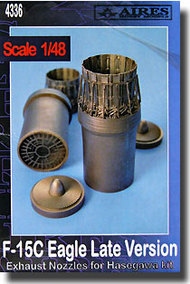  Aires  1/48 F-15C Exhaust Nozzles Late Version AHM4336