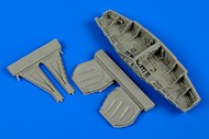  Aires  1/48 P-51D Wheel Bay For TAM (Resin) AHM4613