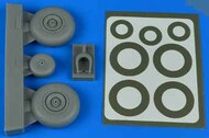  Aires  1/48 Do.217N Early B Wheels & Paint Masks For ICM AHM4802