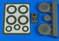  Aires  1/48 Do.217N Late A Wheels & Paint Masks For ICM AHM4804