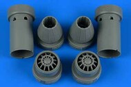 F/A-18E/F Super Hornet Exhaust Nozzles Closed For MGK (Resin) #AHM4856
