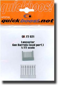  Quickboost (by Aires)  1/72 Lancaster Gun Barrels (Oval Perf.) QUB72021
