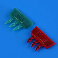  Quickboost (by Aires)  1/48 Bf.109K Position Colored Lights for EDU QUB49086