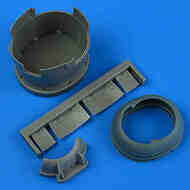 Grumman F6F-3 Hellcat early cowling and cooling flaps (closed) #QUB49194