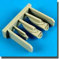  Quickboost (by Aires)  1/32 MiG-23 Flogger Air Scoops for TSM QUB32108