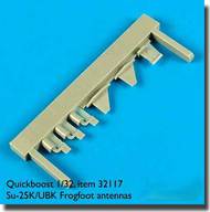  Quickboost (by Aires)  1/32 Su-25K/UBK Frogfoot Antennas QUB32117