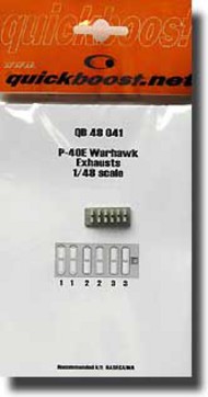  Quickboost (by Aires)  1/48 P-40E Exhaust QUB48041