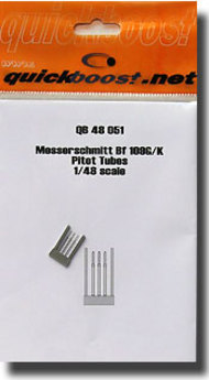  Quickboost (by Aires)  1/48 Bf.109 Pitot Tubes QUB48051