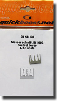  Quickboost (by Aires)  1/48 Messerschmitt Bf.109G Control Lever QUB48108