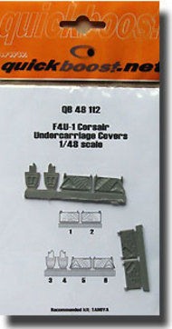  Quickboost (by Aires)  1/48 F4U-1 Corsair Undercarriage Covers QUB48112