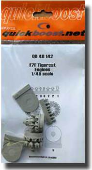  Quickboost (by Aires)  1/48 F7F Tigercat Engines QUB48142