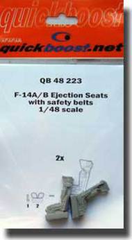  Quickboost (by Aires)  1/48 F-14A/B Ejection Seats w/Safety Belts QUB48223