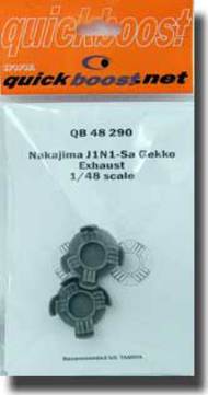  Quickboost (by Aires)  1/48 Nakajima Ji.Ni Sa Gekko Exhaust QUB48290