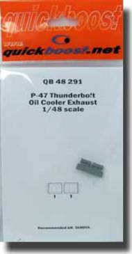  Quickboost (by Aires)  1/48 P-47 Thunderbolt Oil Cooler Exhaust QUB48291