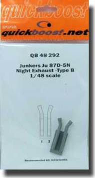  Quickboost (by Aires)  1/48 Ju.87D-5N Night Exhaust Type B QUB48292