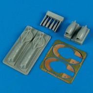  Quickboost (by Aires)  1/48 P-38J/L Air Intakes & B33 Supercharger w/Photo-Etch for ACY & EDU QUB48463