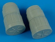 Quickboost (by Aires)  1/48 MiG-29 Fulcrum Correct Exhaust Nozzles w/Covers Type B for ACY (D)<!-- _Disc_ --> QUB48465