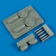  Quickboost (by Aires)  1/48 P-38F Air Intakes & B33 Supercharger for ACY & EDU QUB48467