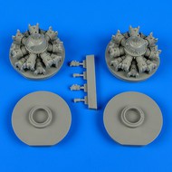  Quickboost (by Aires)  1/48 B25 Engines for ITA & ATE QUB48554