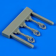  Quickboost (by Aires)  1/48 La-5F/FN Control Lever for ZVE (D)<!-- _Disc_ --> QUB48618